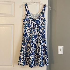 H&M Blue Flower Dress